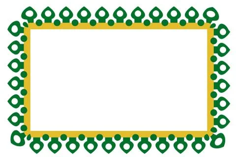 Vector Seamless Rounded Corner Rectangle Decoration Traditional House of Old  Stock Illustration