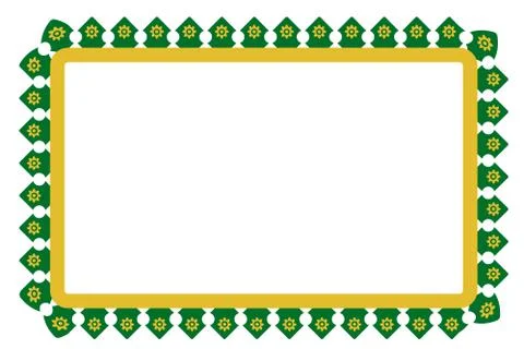 Vector Seamless Rounded Corner Rectangle Decoration Traditional House of Old  Illustrazione stock