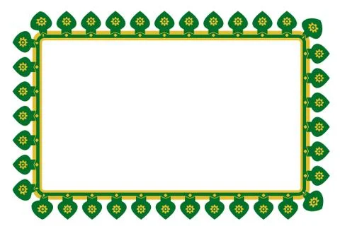 Vector Seamless Rounded Corner Rectangle Decoration Traditional House of Old  Stock Illustration