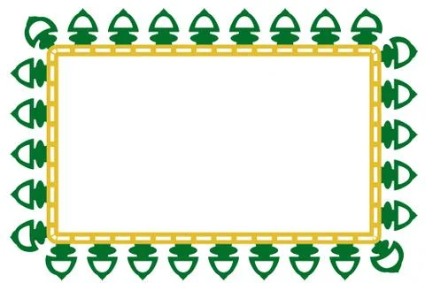 Vector Seamless Rounded Corner Rectangle Decoration Traditional House of Old  Stock Illustration