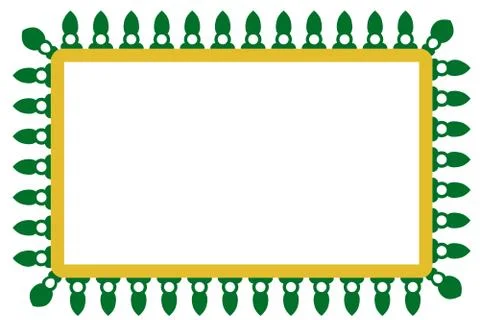 Vector Seamless Rounded Corner Rectangle Decoration Traditional House of Old  イラスト素材