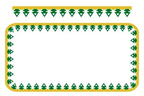 Vector Seamless Rounded Corner Rectangle Decoration Traditional House of Old  Stock Illustration