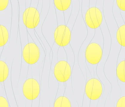 Vector seamless rwxture with egg looking shapes Illustrazione stock