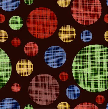 Vector seamless shading circles background. Eps10 Stock Illustration