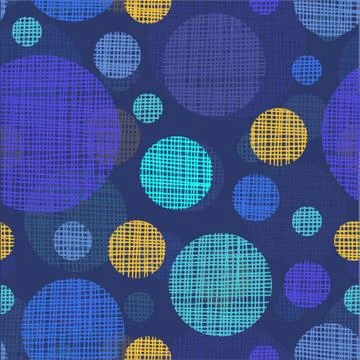 Vector seamless shading circles background. Eps10 Stock Illustration