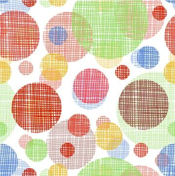 Vector seamless shading circles background. Eps10 Stock Illustration