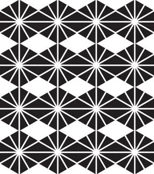 Vector seamless simple background abstract geometric lines patte Stock Illustration