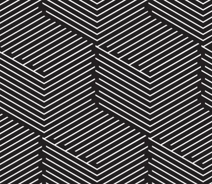 Vector seamless simple background abstract geometric lines patte Stock Illustration