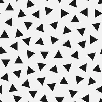 Vector seamless simple pattern. Modern stylish texture with randomly disposed Stock Illustration