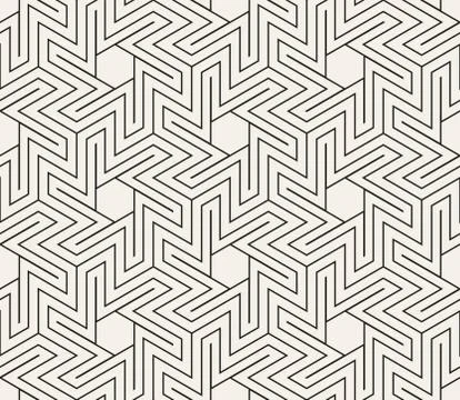 Vector seamless star shapes pattern. Modern simple abstract texture. Repeatin Illustrazione stock