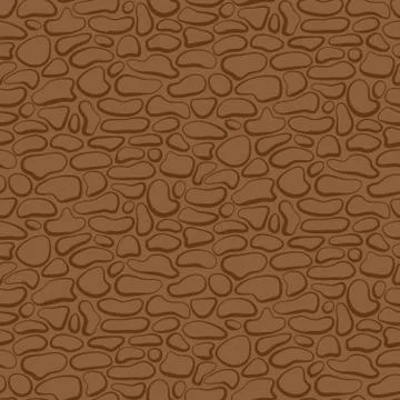 Vector. Seamless stone wall. brown pattern Stock Illustration