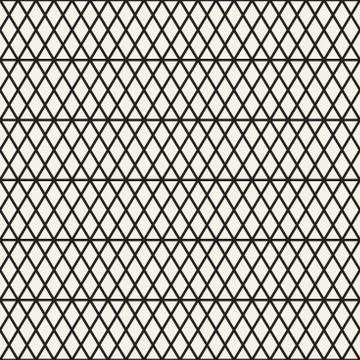 Vector seamless stripes pattern. Modern stylish texture with monochrome trellis Stock Illustration