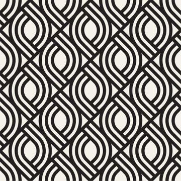 Vector seamless subtle lattice pattern. Modern stylish texture with monochrome Stockillustratie
