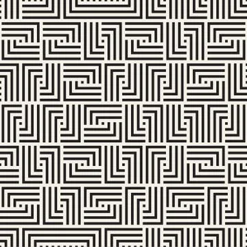 Vector seamless subtle lattice pattern. Modern stylish texture with monochrome 스톡 일러스트