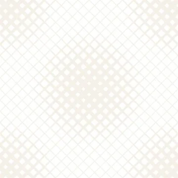 Vector seamless subtle pattern. Repeating geometric tiles. Monochrome halft.. Illustrazione stock
