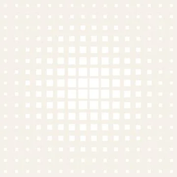 Vector seamless subtle pattern. Repeating geometric tiles. Monochrome halft.. Illustrazione stock