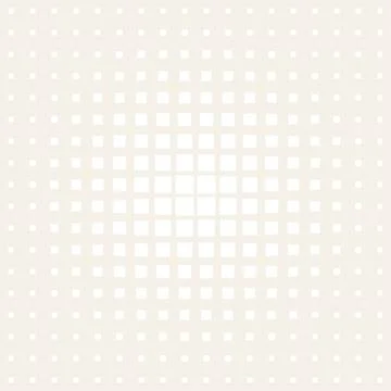 Vector seamless subtle pattern. Repeating geometric tiles. Monochrome halft.. イラスト素材