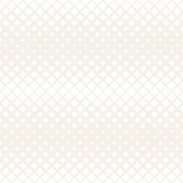 Vector seamless subtle pattern. Repeating geometric tiles. Monochrome halft.. Stock Illustration