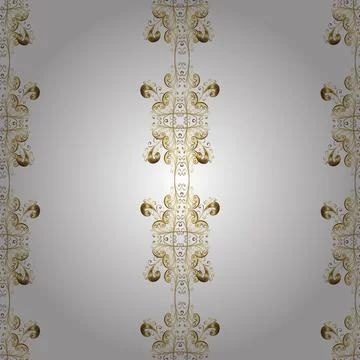 Vector. Seamless swirl pattern. In simple style. Can be used for greeting cards, Stock Illustration