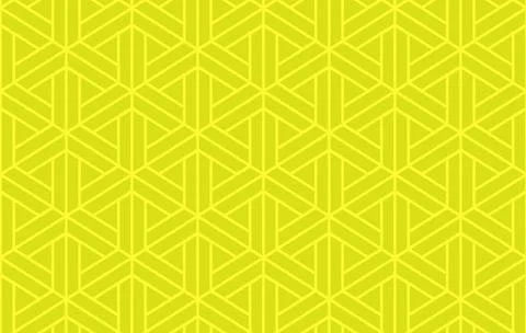 Vector seamless tech geometric pattern on neon color. Tech abstract geometr.. Stock Illustration