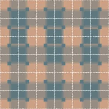 Vector seamless textile pattern - geometric vintage design. Striped repeatable Stock Illustration