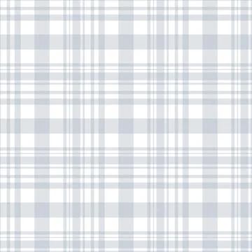 Vector seamless textile pattern - grid geometric design. Striped fabric Illustrazione stock