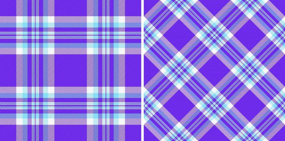 Vector seamless textile of tartan background plaid with a pattern check fab.. Illustrazione stock