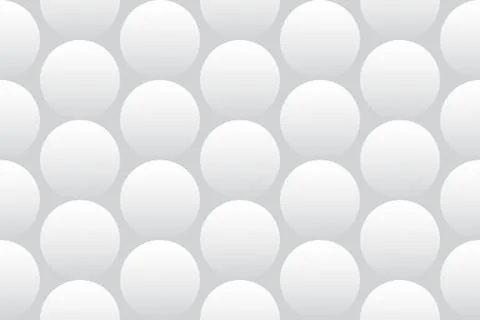 Vector seamless texture with 3d balls on a white background Stock Illustration