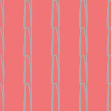 Vector seamless texture background pattern. Hand drawn, red, grey colors. Stock Illustration