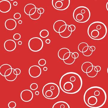 Vector seamless texture background pattern. Hand drawn, red, white colors. Illustrazione stock