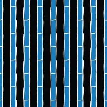 Vector seamless texture background pattern. Hand drawn, blue, white, black co Stock Illustration
