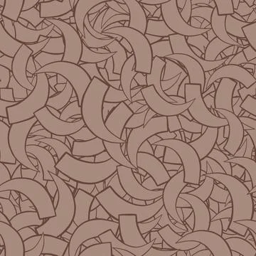 Vector seamless texture background pattern. Hand drawn, brown colors. Illustrazione stock