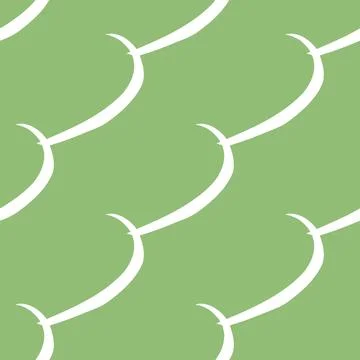 Vector seamless texture background pattern. Hand drawn, green, white colors. Stock Illustration