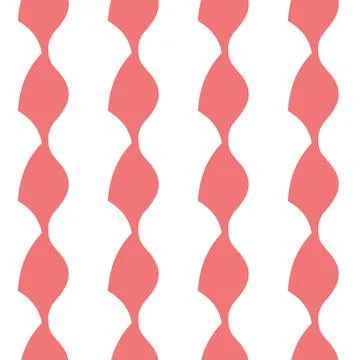 Vector seamless texture background pattern. Hand drawn, red, white colors. Illustrazione stock