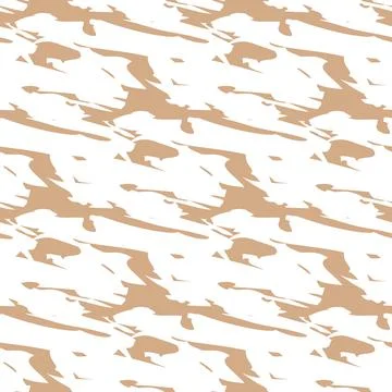 Vector seamless texture background pattern. Hand drawn, brown, white colors. Stock Illustration