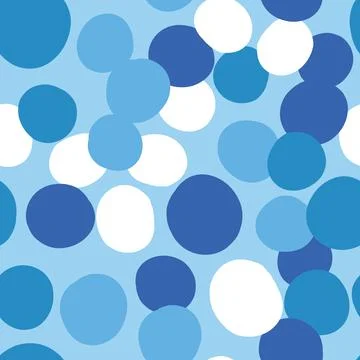 Vector seamless texture background pattern. Hand drawn, blue, white colors. Illustrazione stock