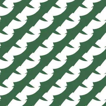 Vector seamless texture background pattern. Hand drawn, green, white colors. Illustrazione stock