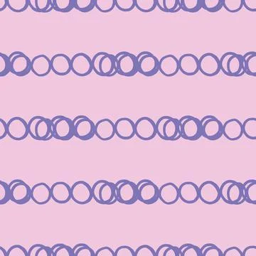 Vector seamless texture background pattern. Hand drawn, pink, purple colors. Stock Illustration