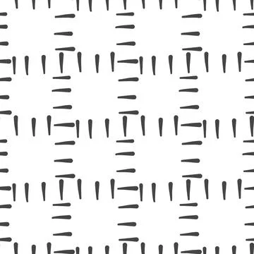 Vector seamless texture background pattern. Hand drawn, dark grey, white colo Stock Illustration