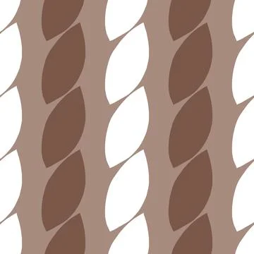 Vector seamless texture background pattern. Hand drawn, brown, white colors. Stock Illustration