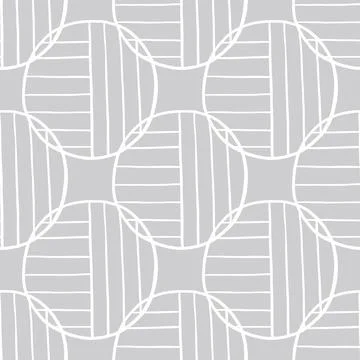 Vector seamless texture background pattern. Hand drawn, grey, white colors. Stock Illustration