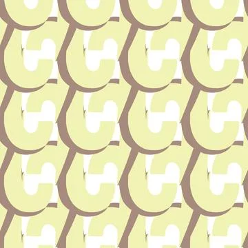 Vector seamless texture background pattern. Hand drawn, yellow, brown, white  Stock Illustration