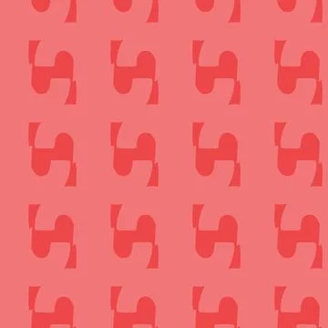 Vector seamless texture background pattern. Hand drawn, red colors. Stock Illustration