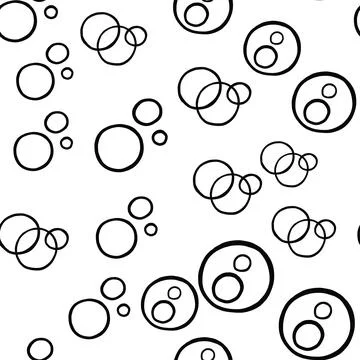 Vector seamless texture background pattern. Hand drawn, black, white colors. Stock Illustration