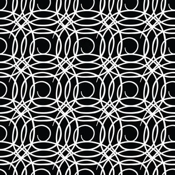 Vector seamless texture background pattern. Hand drawn, black, white colors. Stock Illustration