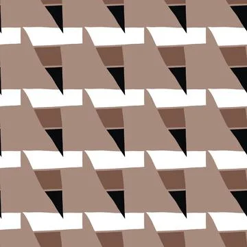 Vector seamless texture background pattern. Hand drawn, brown, black, white c Stock Illustration