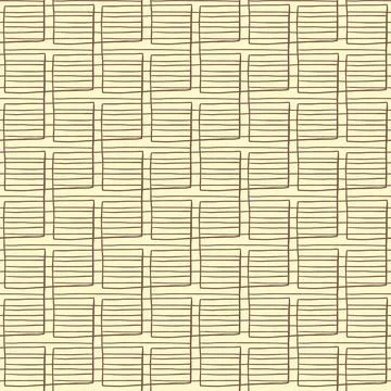Vector seamless texture background pattern. Hand drawn, yellow, brown colors. Stock Illustration