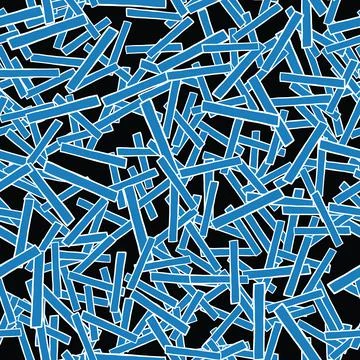 Vector seamless texture background pattern. Hand drawn, blue, white, black co Stock Illustration