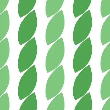 Vector seamless texture background pattern. Hand drawn, green, white colors. Stock Illustration