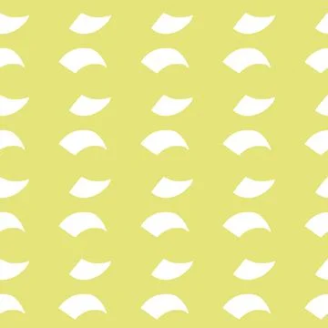 Vector seamless texture background pattern. Hand drawn, yellow, white colors. Illustrazione stock